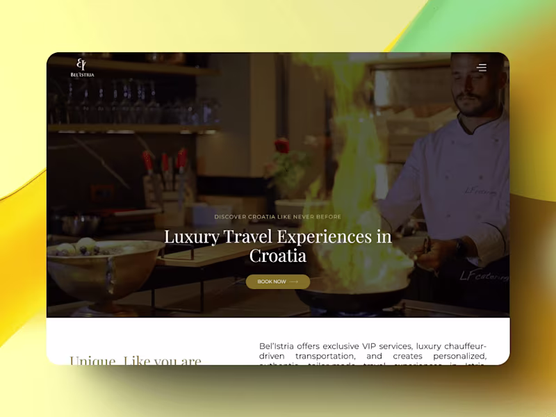 Cover image for Wix Studio Re-Design for Bel'Istria