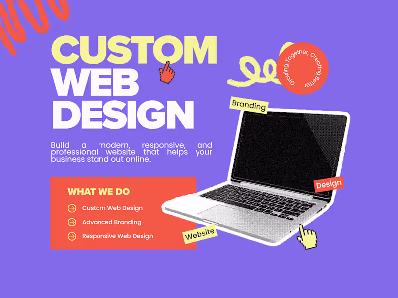 Cover image for Custom Website Design & Development