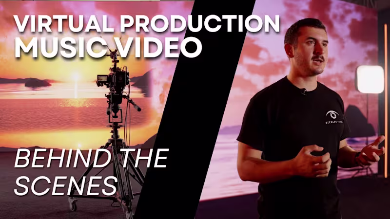 Cover image for Virtual Production & Unreal Engine Music Video | Behind the Sce…