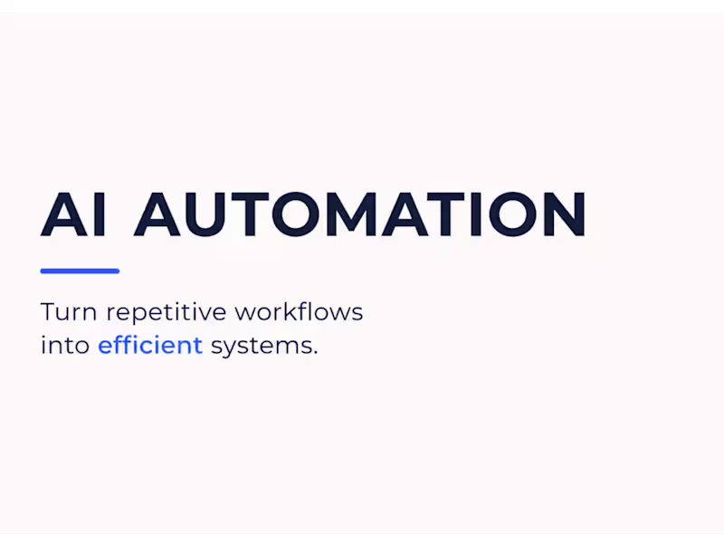 Cover image for AI Workflow Automation