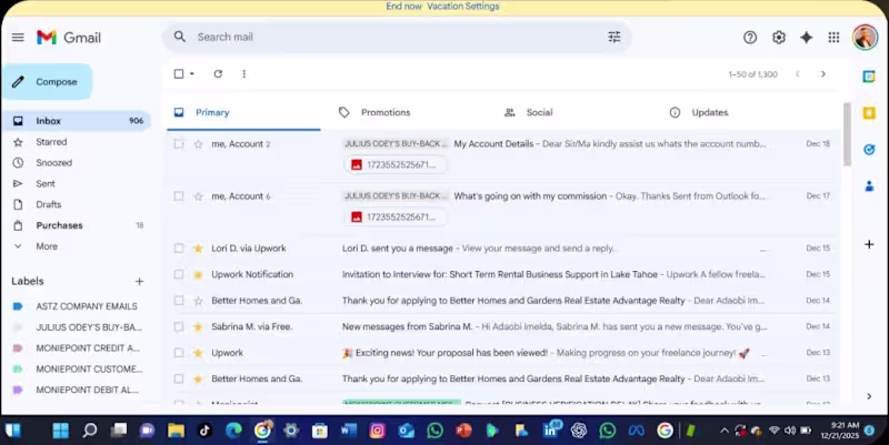 Cover image for This project highlights my Gmail