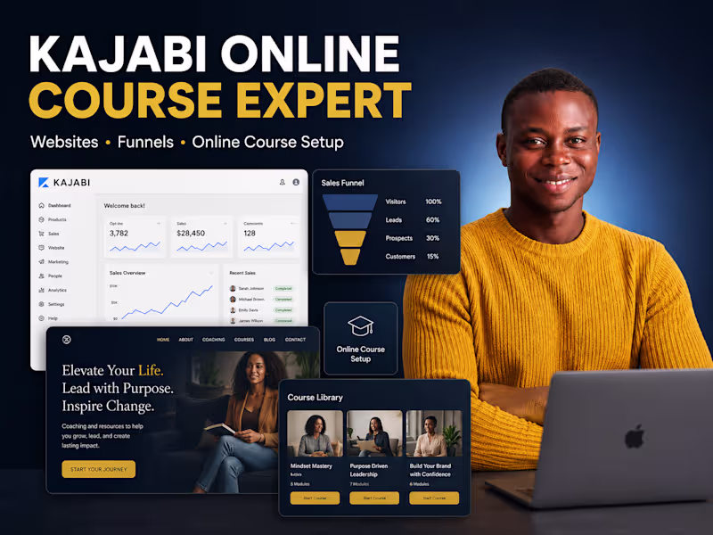 Cover image for Kajabi Course Creation & Sales Funnel that Delivers Result