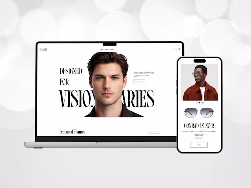Cover image for Designed this landing page on