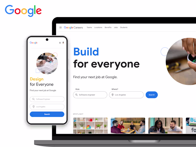 Cover image for Google Careers - Product Design