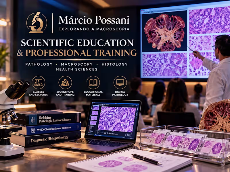 Cover image for SCIENTIFIC EDUCATION & PROFESSIONAL TRAINING Pathology • Mac...