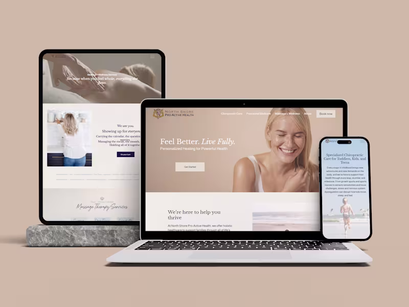 Cover image for Chiropractic Health Clinic Website Redesign