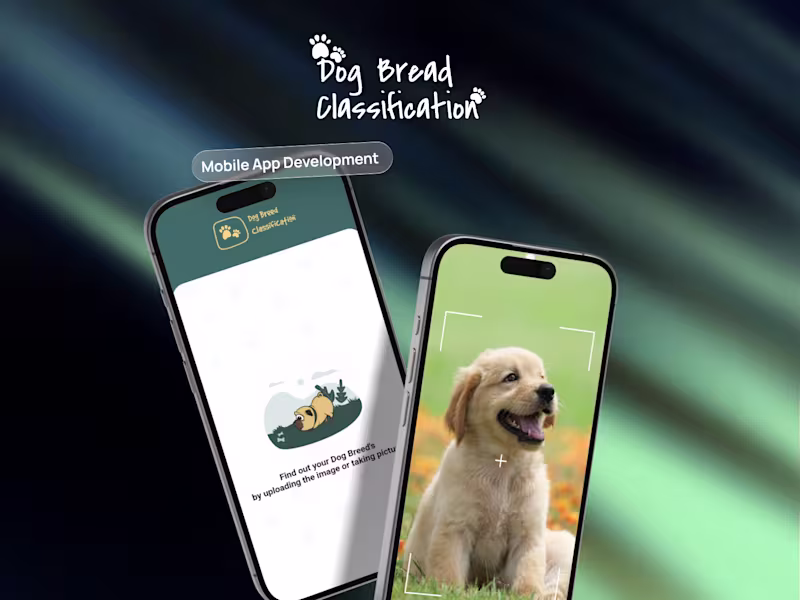 Cover image for Dog Breed Scanner Mobile App – AI/ML Utility