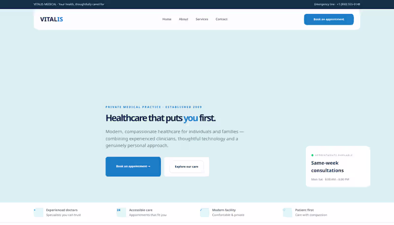 Cover image for VITALIS