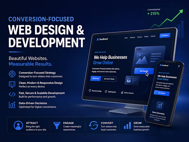 Cover image for Conversion-Focused Web Design & Development