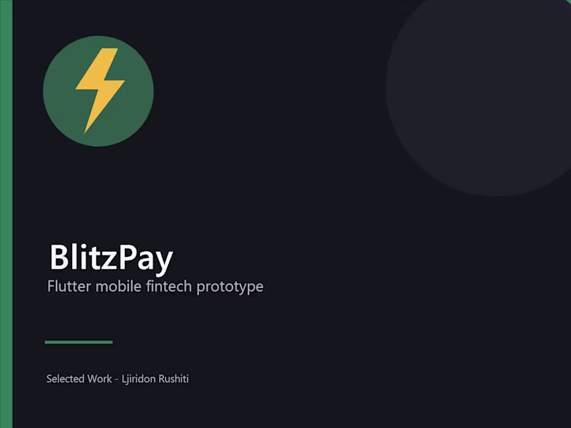 Cover image for BlitzPay — Payment Application
Independent product