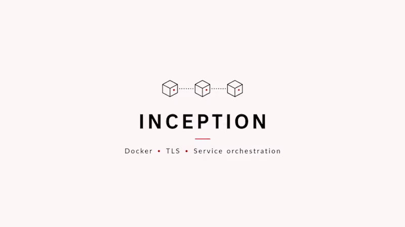 Cover image for Inception is a containerized web