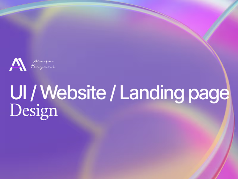 Cover image for UI / Web Design