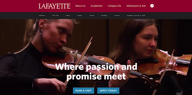 Cover image for Wordpress - Lafayette College Official Website