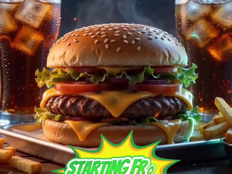 Cover image for Fast Food Promotional Social Media Campaign