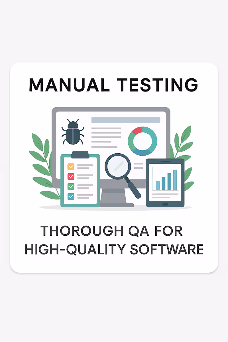 Cover image for Manual QA Testing | Web, Mobile, Usability & Bug Reporting