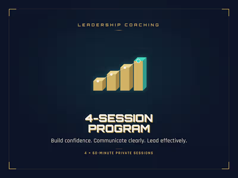 Cover image for Leadership Coaching Program