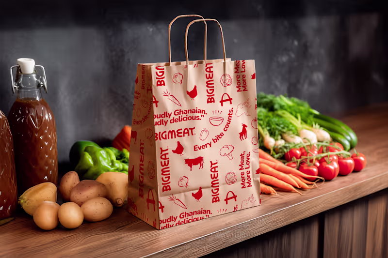 Cover image for BIGMEAT IDENTITY DESIGN
