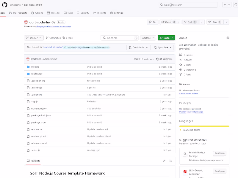 Cover image for GitHub - catclarino/goit-node-hw-02