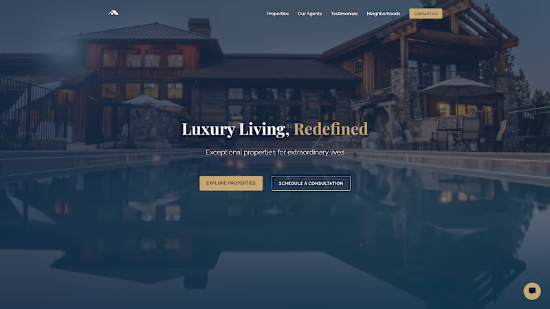 Cover image for Apex Properties: Luxury Real Estate Platform Concept