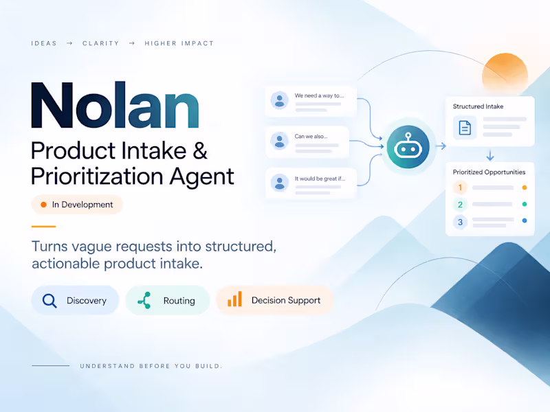 Cover image for Designed Nolan to turn vague
