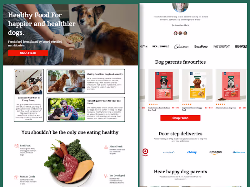 Cover image for Figma Landing Page Design