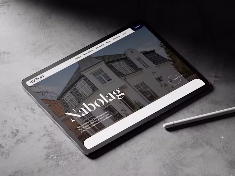Cover image for Nabolag: Multilingual website for a business lounge