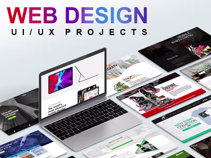 Cover image for Web Design UI/UX Projects