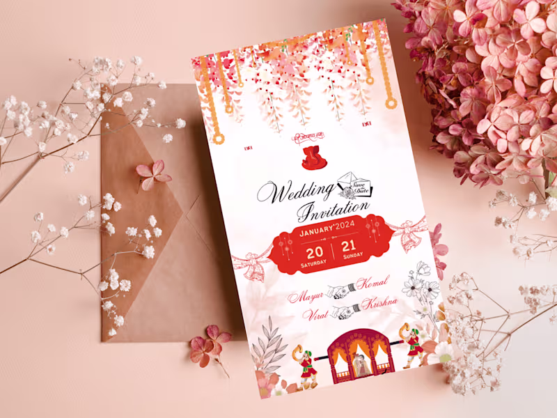 Cover image for Wedding Invitation Card Design
