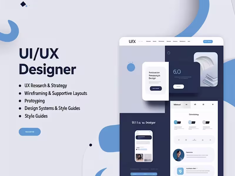 Cover image for UI/UX Designer | Website Designer | Redesign ExistingWebsite