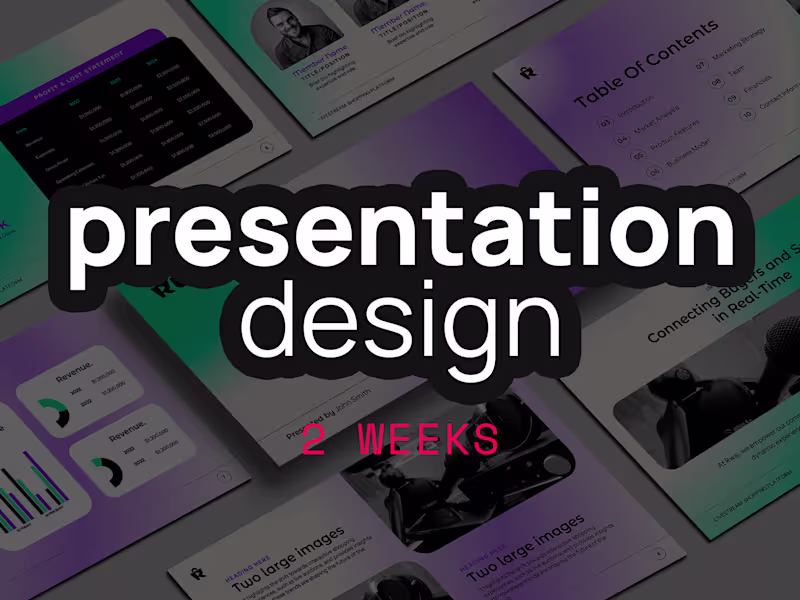 Cover image for Professional Presentation Design