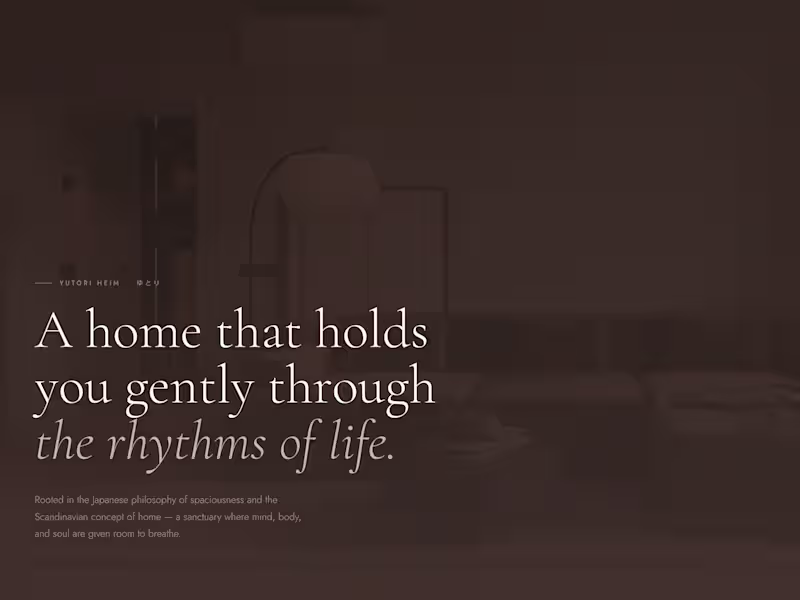 Cover image for Yutori Heim