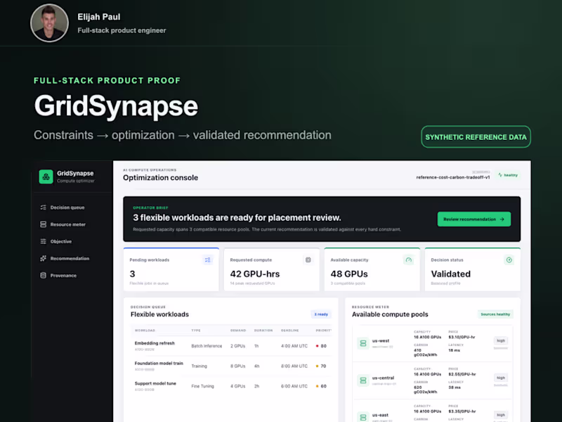 Cover image for GridSynapse: Compare GPU Options Before You Spend