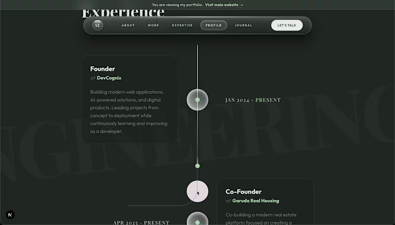 Cover image for Designed and developed a modern,
