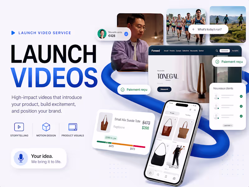 Cover image for SaaS, AI & Tech Product Launch Videos