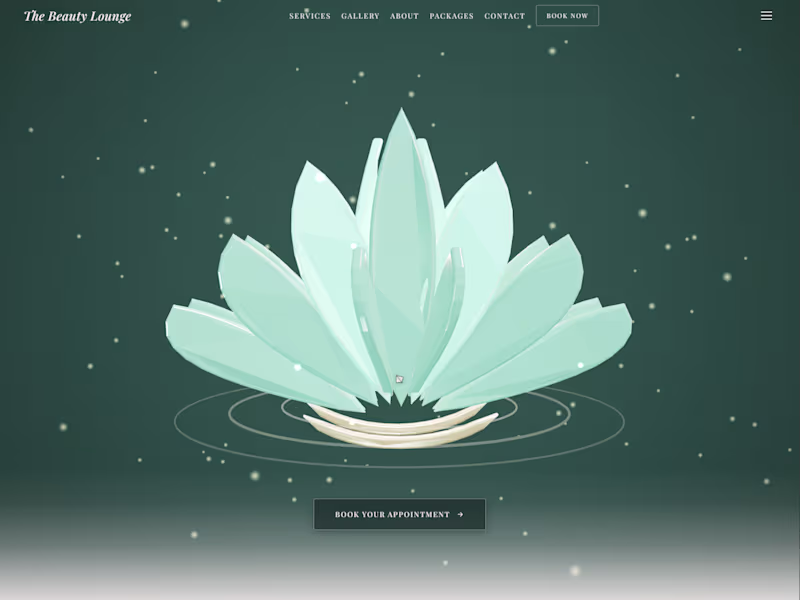 Cover image for The Beauty Lounge - 3D WebGL Salon & Booking System