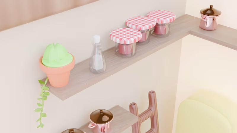 Cover image for Just a part of kitchen.I