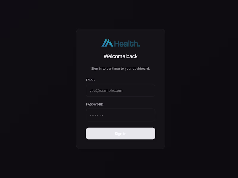 Cover image for Secure Patient Portal for a Telehealth Platform