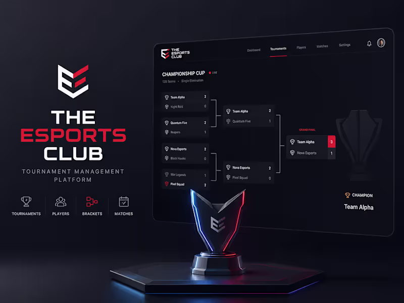 Cover image for The Esports Club: Backend Migration & Tournament System