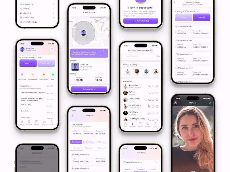 Cover image for HR Management App Design