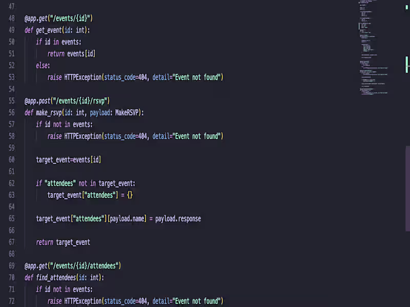 Cover image for Event RSVP API
A REST API