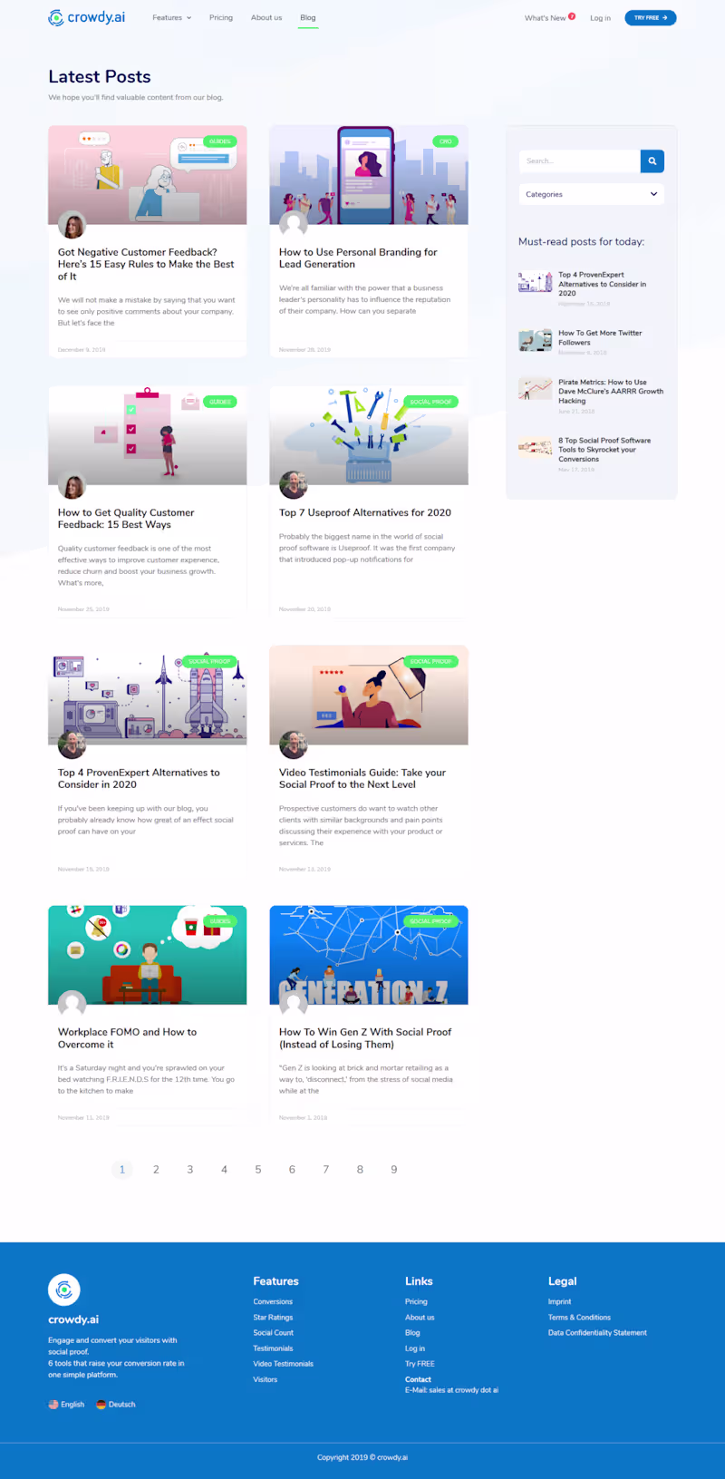 Cover image for I enhanced a blog design (compare Before and After)
