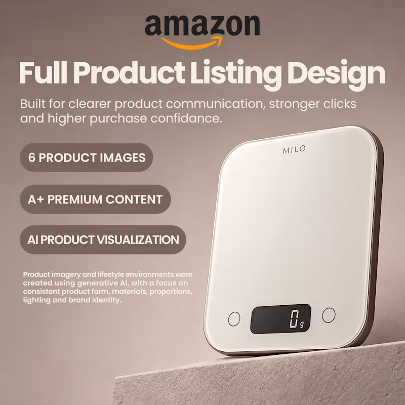 Cover image for Created a complete Amazon visual