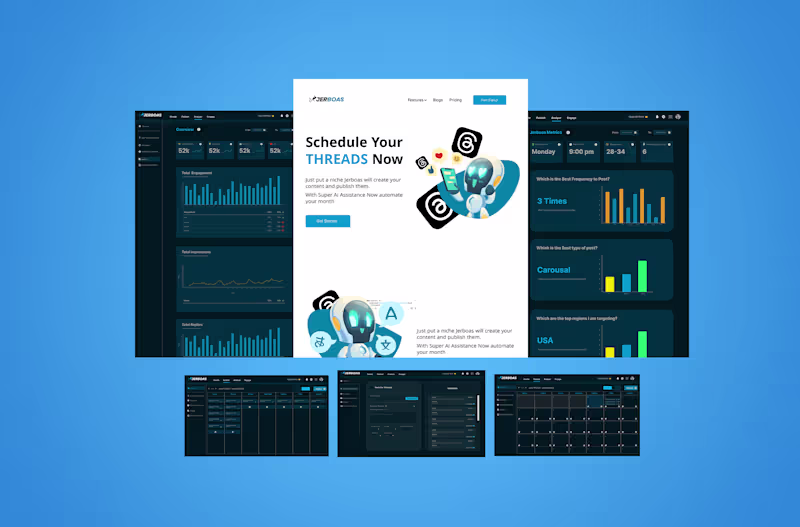 Cover image for Thriend.io UI/UX Design for SAAS