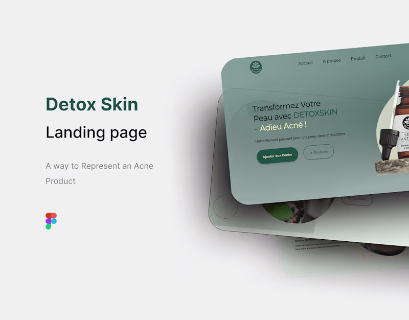 Cover image for Detox Skin Landing Page