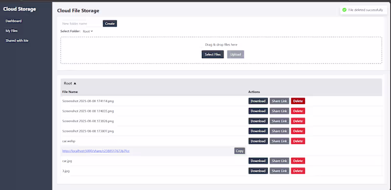 Cover image for File Management & Sharing Web