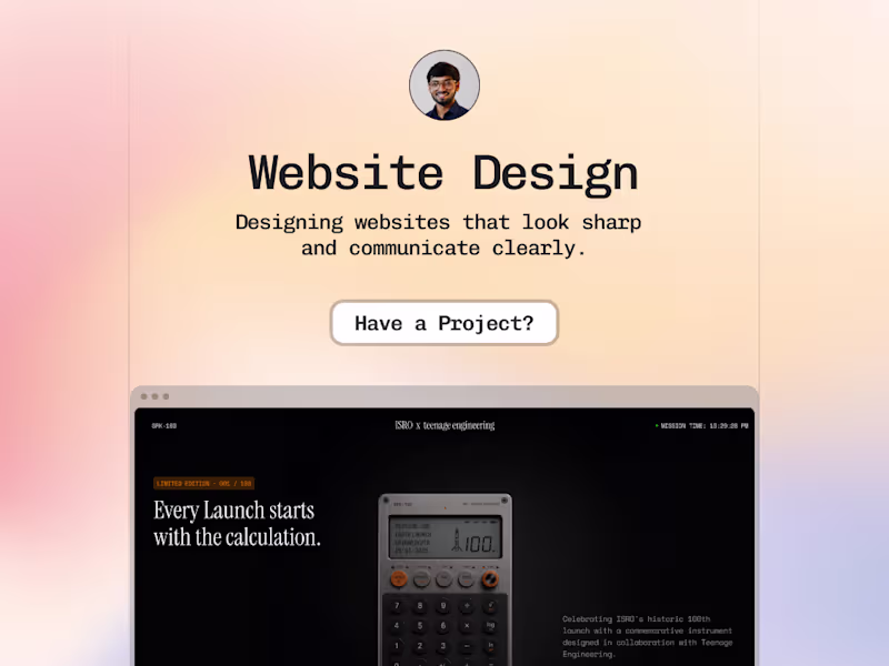 Cover image for Website Design