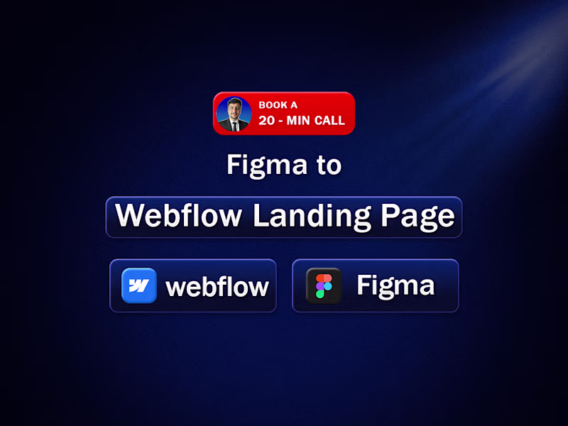 Cover image for Webflow Landing Page Development for High Conversions