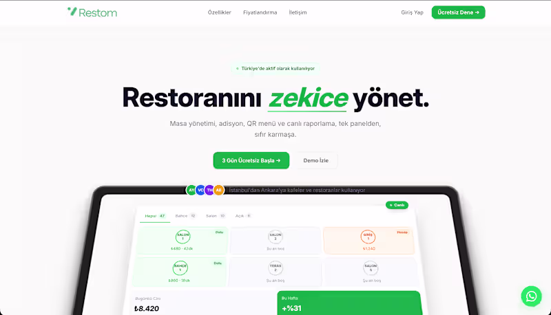 Cover image for Restom — Smart restaurant management