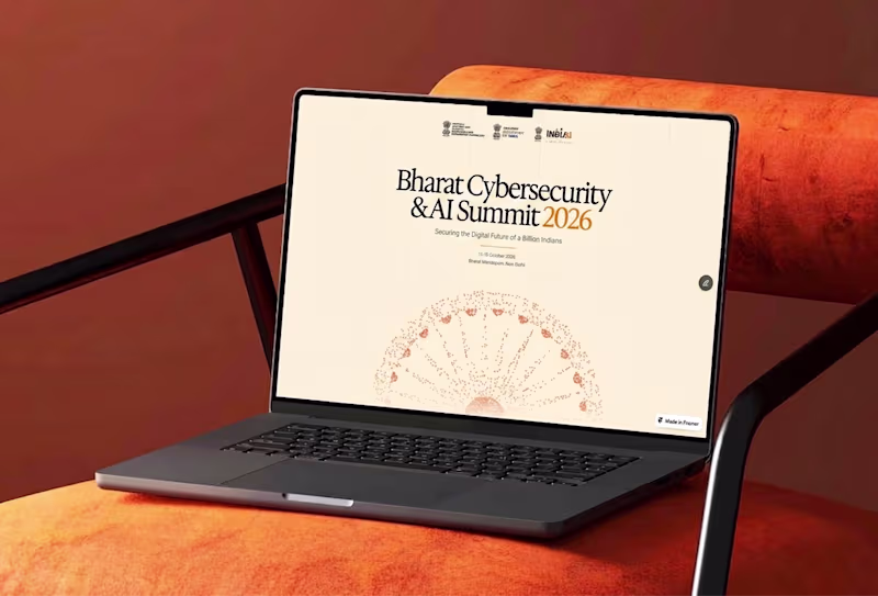 Cover image for WebGL and Framer Site for Bharat Cybersecurity & AI Summit