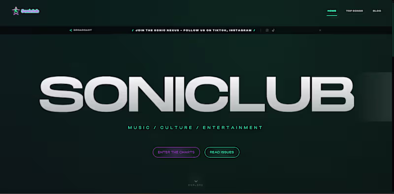 Cover image for Soniclub, Egypt's Digital Music Magazine